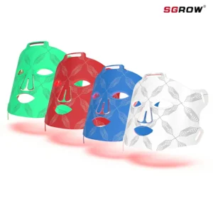 SGROW Beauty Device Silicone Led Facial Light Mask For Face